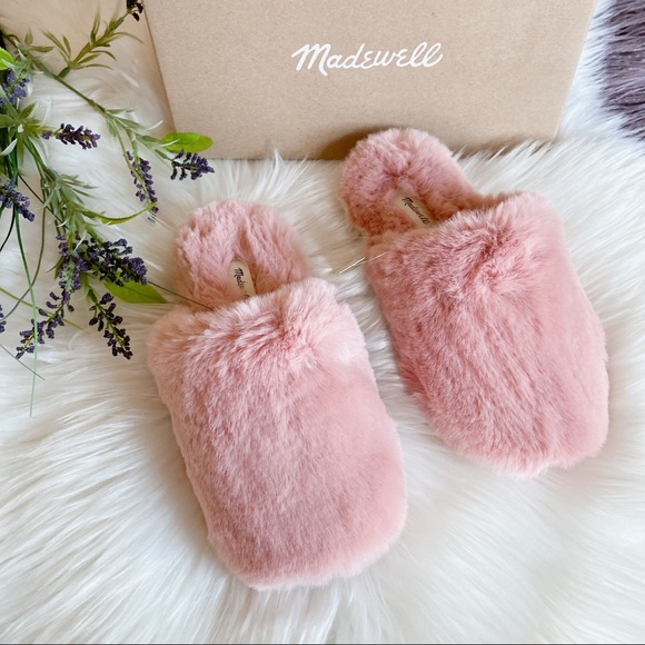 Madewell Wallis Faux Fur Slippers - Picture 4 of 5